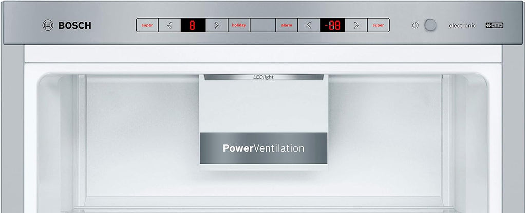 Bosch KGE398IBP - Série 6, Réfrigérateur combiné pose-libre, 201 x 60 cm, Inox anti trace de doigts