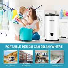 Load image into Gallery viewer, Umelome Essoreuse grande capacité 6 kg Séchoir rotatif 2800 tr/min Spin Dryer énergétique et économie d'énergie Blanc