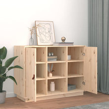 Load image into Gallery viewer, vidaXL Buffet, Armoire Latérale avec Compartiment, Placard avec Porte, Meuble de Rangement Salon Salle de Séjour, Moderne, Marron Bois Massif de Pin