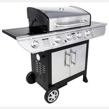 Load image into Gallery viewer, Barbecue au gaz BRISBANE - 4 brûleurs 14kW + réchaud Somagic -