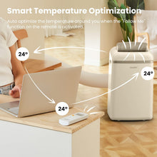 Load image into Gallery viewer, COMFEE' Climatiseur Mobile 12000 BTU/H 3,5 kW, 3 Modes, Fonction Follow Me, Télécommande, pour grandes pièces de 43㎡/117m³, Kit d'évacution inclus, Réfrigérant naturel, PAC 12000
