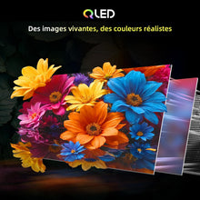 Load image into Gallery viewer, CHIQ L32QM9G 32 Pouces (80 cm) FHD Smart Téléviseur QLED HDR10 Google TV Google Assistant Tuner Triple Dolby Audio DBX-TV Chromecast intégré HDMI USB sans Cadre en Métal Noir
