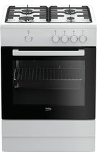 Load image into Gallery viewer, FSG62000DW -FSG62000DW-Cuisine et Four Intgr au Gaz,Plaque de cuisson avec 4 Cuisinires - Blanc,60 x 60 x H 85 cm,2900 W,64 litres,acier inoxydable -