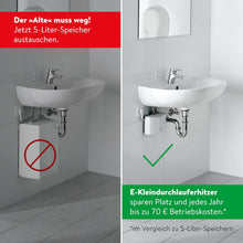 Load image into Gallery viewer, Clage MBH 3 - Petit chauffe-eau sans réservoir (résistant à la pression)