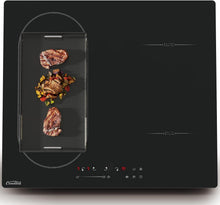 Load image into Gallery viewer, Covercook Plaque à Induction - Plaque de Cuisson à Induction Electrique -Encastrable 3 ou 4 foyers - Flexible Zone - 9 Niveaux de Puissance, Commande Tactile - Verrouillage d'enfant - 7000W, 220-240 V