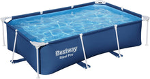 Load image into Gallery viewer, Steel Pro Piscine Hors Sol Rectangulaire 2,59 m X 1,70 m X 61 cm,Bleu