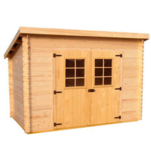 Load image into Gallery viewer, Casetta di Legno 300 x 184 cm Tettoia Monopendenza senza Pavimento -