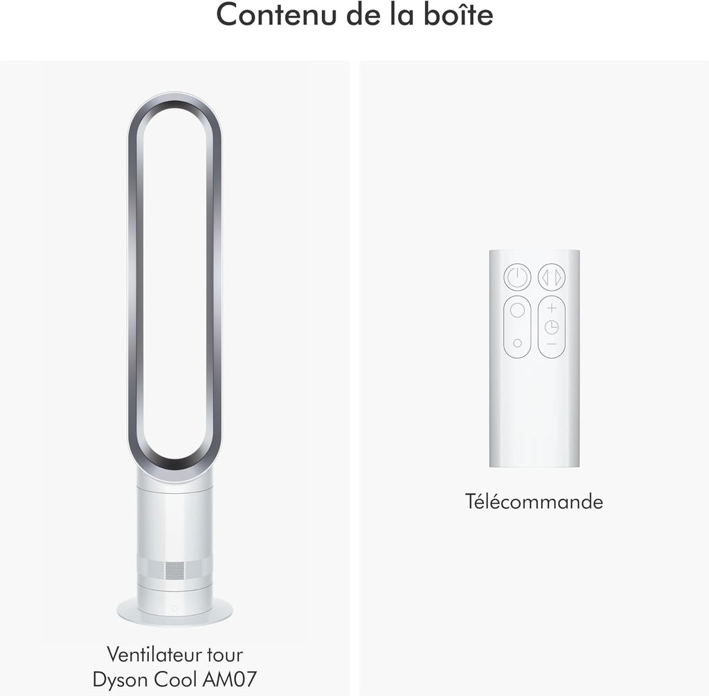 Dyson AM07 Air Multiplier Tower Fan, White