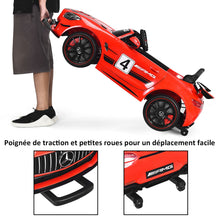 Load image into Gallery viewer, Voiture Sport Electrique 12 V pour Enfants Vitesse Max.: 5 km/h Télécommande 2.4G MP3 Effets Sonores Lumineux Rouge -