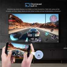 Load image into Gallery viewer, Antteq G24 Smart TV 24 Pouces (60 cm) Television 220/12V Bluetooth compatibilité avec Google Assistant Triple Tuner (DVB-S2/T2/C) WiFi Bluetooth HDMI USB Miroir d’Écran Idéal Camping