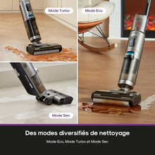 Load image into Gallery viewer, Eureka Rapidwash NEW430 Aspirateur Laveur sans Fil, 15000Pa, 0.8L/0.45L Double Réservoir pour Sols Durs et Poils d'Animaux, avec Navigation Vocale, Auto Nettoyage et Séchage