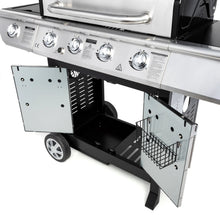 Load image into Gallery viewer, Barbecue au gaz BRISBANE - 4 brûleurs 14kW + réchaud Somagic -