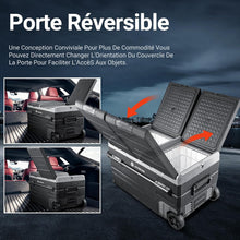 Load image into Gallery viewer, 115L Glaciere Electrique Double Zone,Glaciere a Compression WiFi APP,12 V/24 V et 100-240 V Frigo Camping,-20 à 20 pour Voiture,Camion,Bateau,Camping,Car,Caravanes,Voyageant,Maison