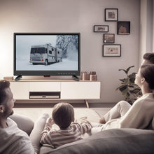 Load image into Gallery viewer, TV 19 Pouces,Full HD 1080P LED avec Récepteur Numérique T2/H.256 DTT Freeview, 12v avec HDMI USB et entrée RCA VGA,Convient pour la Chambre,la Cuisine,Camping Car (1920 * 1080)