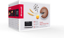 Load image into Gallery viewer, BRANDT - FC405MW - Mini four posable et compact 2100 W – Capacité 40L - Multifonction avec 5 modes de cuisson - Cuisson homogène - Double vitrage – Blanc