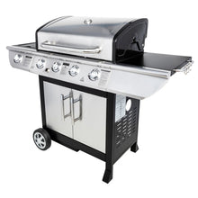Load image into Gallery viewer, Barbecue au gaz BRISBANE - 4 brûleurs 14kW + réchaud Somagic -