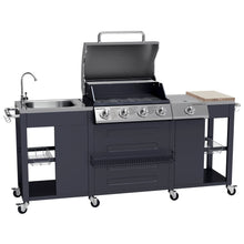 Load image into Gallery viewer, Cuisine d'extérieur TEXAS - 4+1 brûleurs -