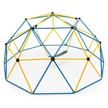 Load image into Gallery viewer, Dôme d'Escalade de 305cm avec Balançoire Cage d'Escalade en Métal Charge Max 363 kg Intérieur Extérieur pour Enfants de 3-10 Ans Jaune/Rouge -