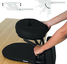 Load image into Gallery viewer, EARTHLITE Travelmate Accessoire pour table de massage - kit de massage têtière et dessus de table, équipement pour récupération post-vitrectomie