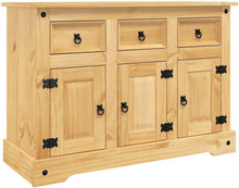 Load image into Gallery viewer, vidaXL Buffet Corona Marron 112x44x78 cm Bois Massif pin Mexicain, Meuble de Rangement, Meuble de Rangement de Cuisine, Meuble de Rangement de Salon