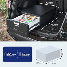 Load image into Gallery viewer, AAOBOSI 31L Tiroir Glaciere Electrique, Glaciere a Compression avec APP, Glaciere Caravane 12V/24V, -20℃ à 20℃ Glacière Électrique pour Voiture, Camion, Bateau, Camping-Car
