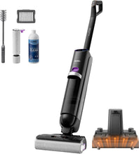 Load image into Gallery viewer, EUREKA RapidWash NEW730 Aspirateur Laveur sans Fil Aspiration 21600 Pa, Lavage Eau Chaude 85 °C, Séchage 5 Minutes Air Chaud, Anti Emmêlement 2,0, Conception à Plat, Autonomie 40 Mins Ininterrompue