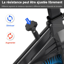Load image into Gallery viewer, Vlo d檃ppartement silencieux avec roue et guidon en acier -