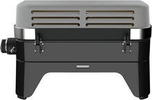 Load image into Gallery viewer, Attitude2go,Barbecue de Table à Faible fumée,BBQ Portable,à Couvercle,thermomètre,et Grille en Fonte,Alimentation : Cartouche de gaz CV 470 Plus,Gris