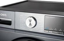 Load image into Gallery viewer, CHiQ Lave-linge CFL80-14586IM3XA, Chargement frontal 8 kg,Space Pro,Moteur Inverter stable, 1400 tr/min, Programme intelligent à IA, Fonction vapeur, Lavage rapide 15 minutes, 15 cycles lavage, Gris