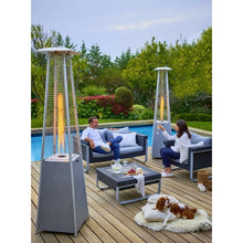 Load image into Gallery viewer, Chauffage extrieur gaz - Pyramide - Noir - 13 kW - Housse de protection Favex -
