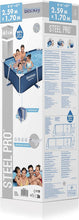Load image into Gallery viewer, Steel Pro Piscine Hors Sol Rectangulaire 2,59 m X 1,70 m X 61 cm,Bleu