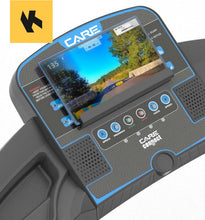 Load image into Gallery viewer, Care Fitness - Tapis de Course connecté -Pliable-Vitesse maximale 14 Km/h- Tapis de Marche Électrique Inclinable et Pliable - 12 programmes d’entraînements -3 inclinaisons
