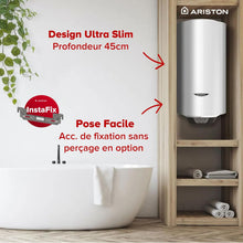 Load image into Gallery viewer, Ariston PRO1 ECO 80L - Chauffe-eau Electrique Vertical Mural Ø450 mm - Intelligent Fonction ECO - Classe B - Conçu et fabriqué pour être installé en France