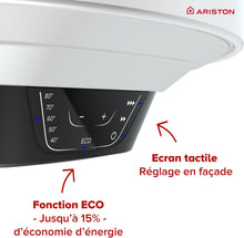 Load image into Gallery viewer, Ariston PRO1 ECO 80L - Chauffe-eau Electrique Vertical Mural Ø450 mm - Intelligent Fonction ECO - Classe B - Conçu et fabriqué pour être installé en France