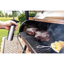 Load image into Gallery viewer, Highland Offset Charcoal Smoker and Grill in Black with 900 Sq. In. Cooking Space