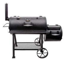 Load image into Gallery viewer, Highland Offset Charcoal Smoker and Grill in Black with 900 Sq. In. Cooking Space