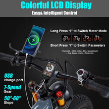 Load image into Gallery viewer, Dual Motors AWD 2000W Electric Bike for Adult 26'', UL2849 48V 60AH Removable Battery E - Mountain Bike 4'' Fat Tire up to 35MPH&amp;200miles Long Range Off Road Ebike Beach Dual Hydraulic&amp;Brakes E - Bicycle