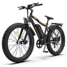 Load image into Gallery viewer, Aostirmotor Electric Mountain Bike, 48V 13AH Removable Lithium Battery 750W Ebike with Rack, 26" 4.0 in Fat Tire Bike, Electric Bicycle for Adults(Black)