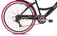 Load image into Gallery viewer, 26" Susan G. Komen Cruiser Bike, Adult, Ages 12+, Black and Pink