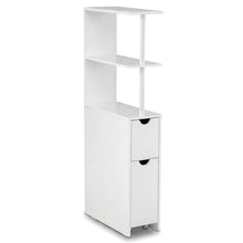 Load image into Gallery viewer, Tangkula Slim Bathroom Storage Cabine Narrow Toilet Paper Holder for Restroom